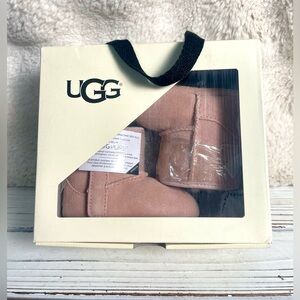 NEW‎ S 2/3 UGG Infants Jesse Bow II Pink Boots Booties 6-12 Months